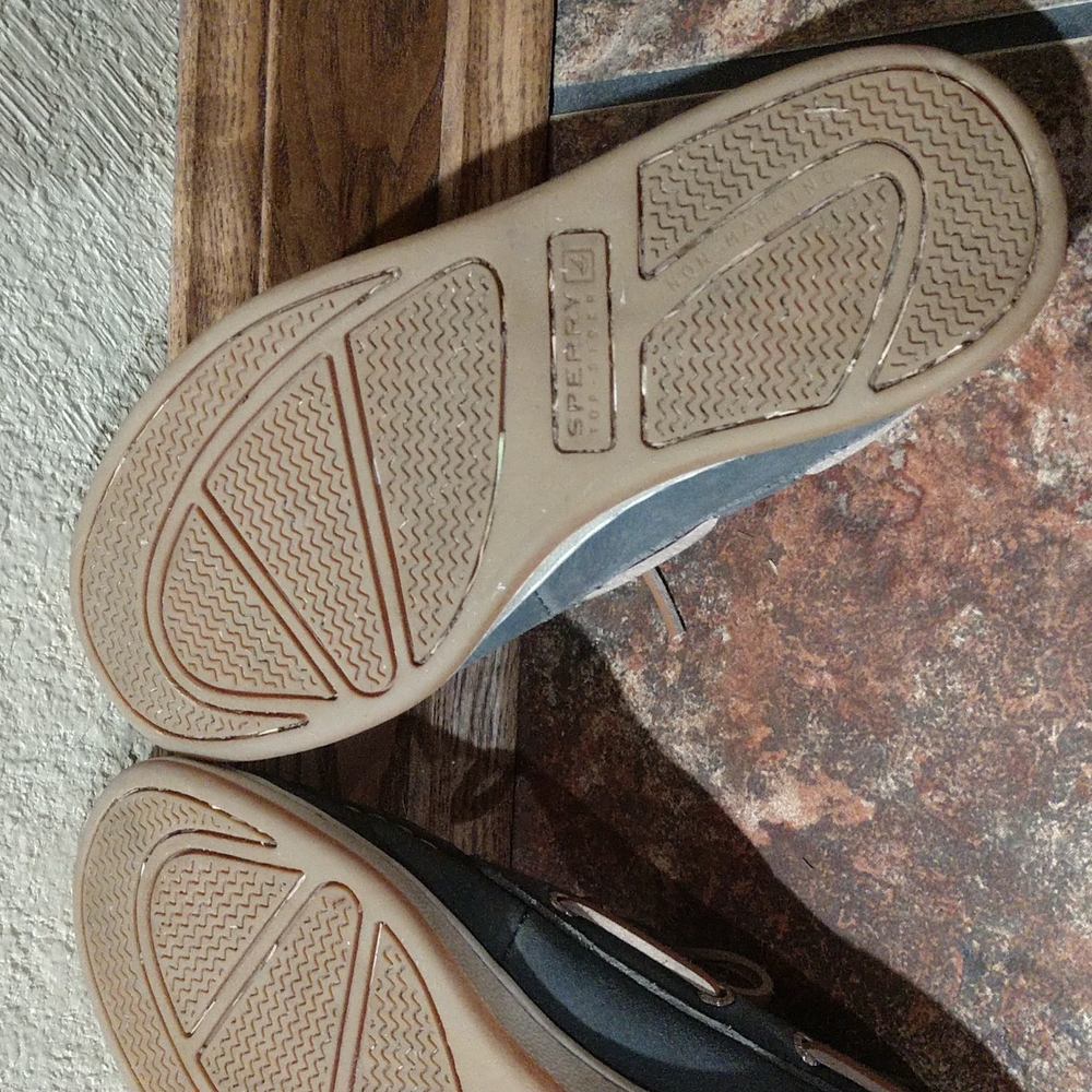 2/$15 Boys Size 1M Sperry Top-Sider Blue/Grey - Picture 4 of 4